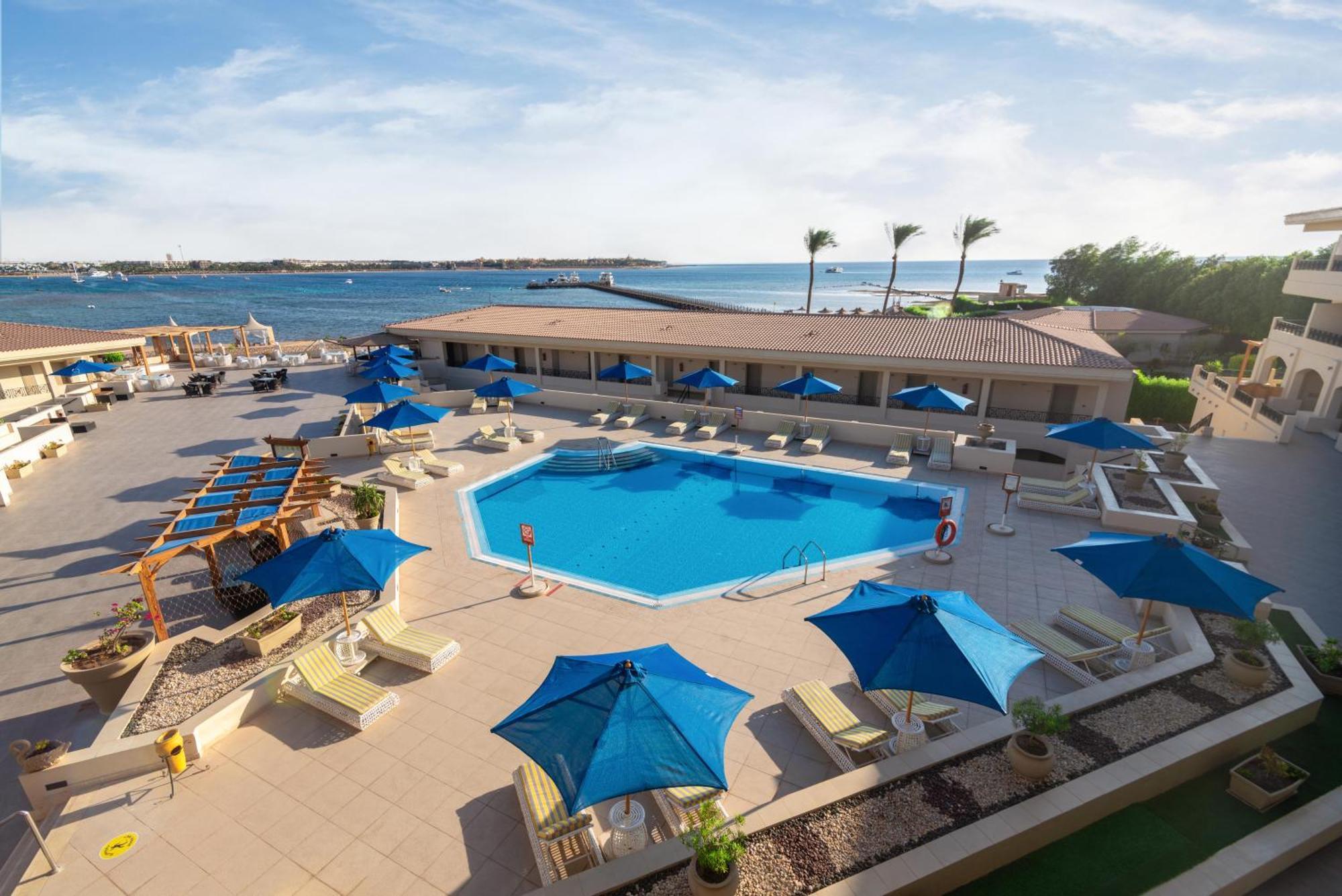 Cleopatra Luxury Beach Resort Makadi Bay - Adults Only Hurghada Bagian luar foto